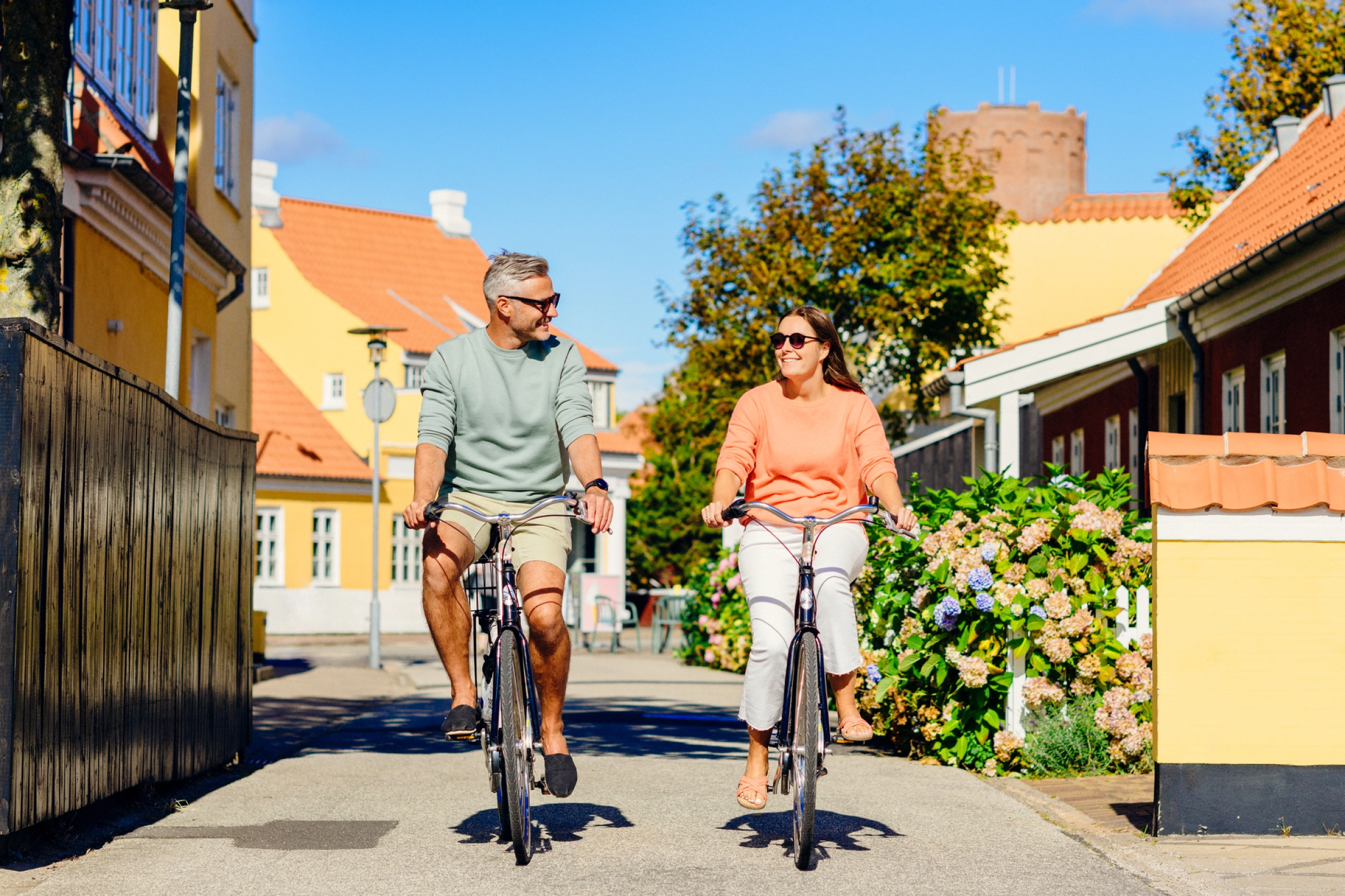Par på sykkel i Skagen