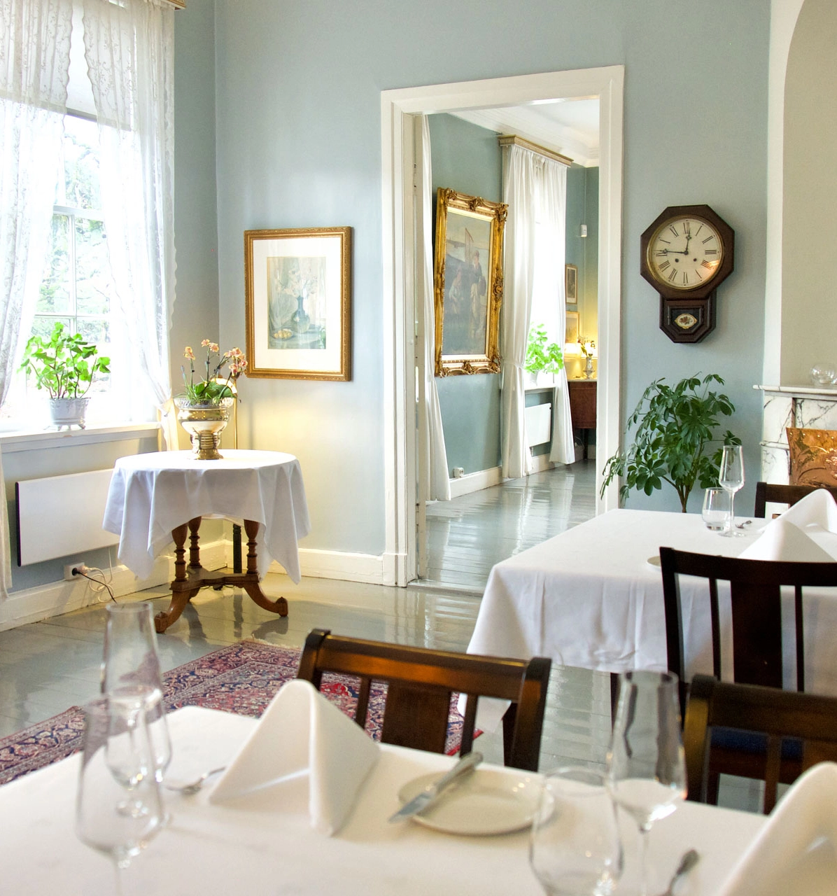 Spisestuen på Boen Gård