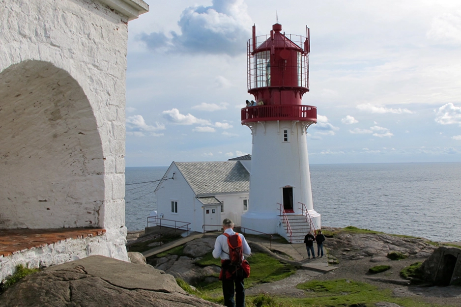 Lindesnes fyr i Norge.
