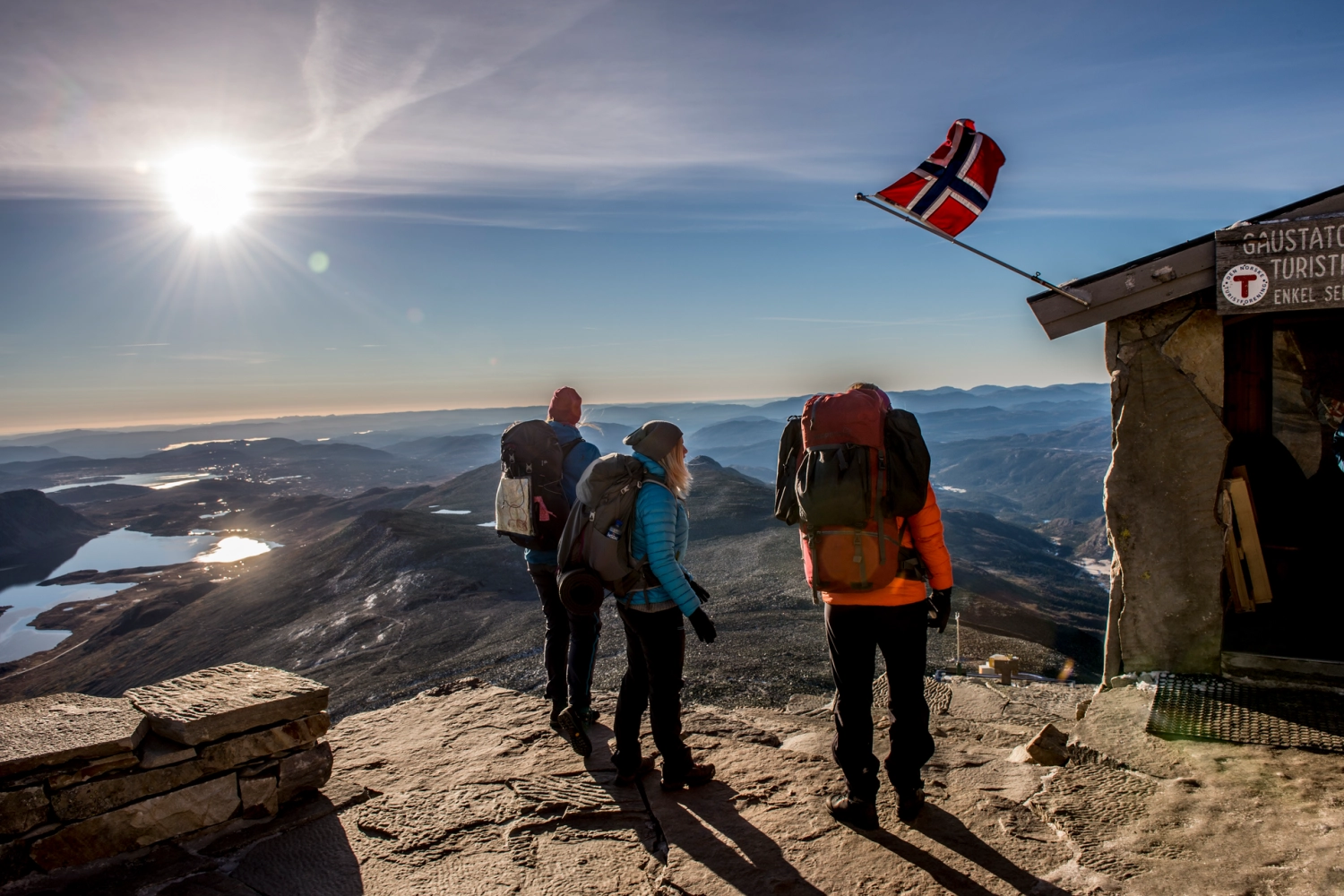 View from Gaustatoppen