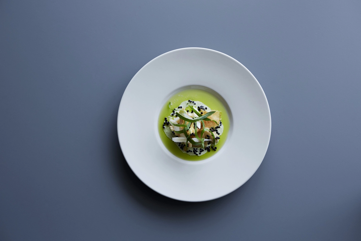 Plate with fish meal